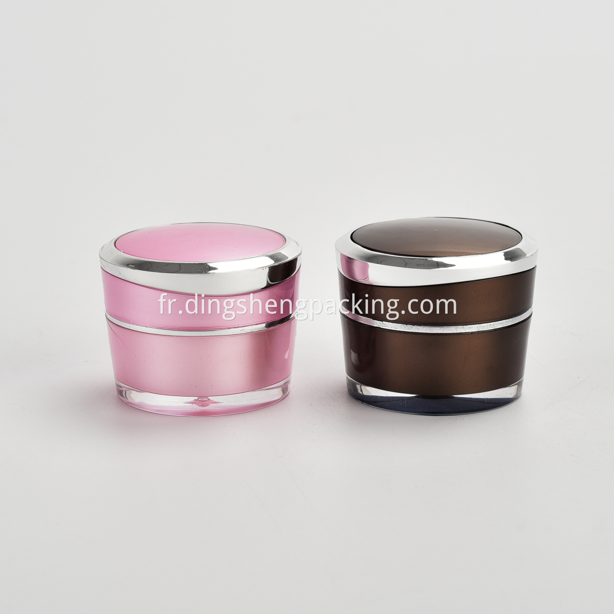 Round Shape Luxury Cosmetics Cream Empty Acrylic Jar